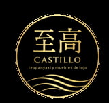 CASTILLO luxury furniture brand logo with Chinese characters, featuring gold circular design with wave pattern and black background